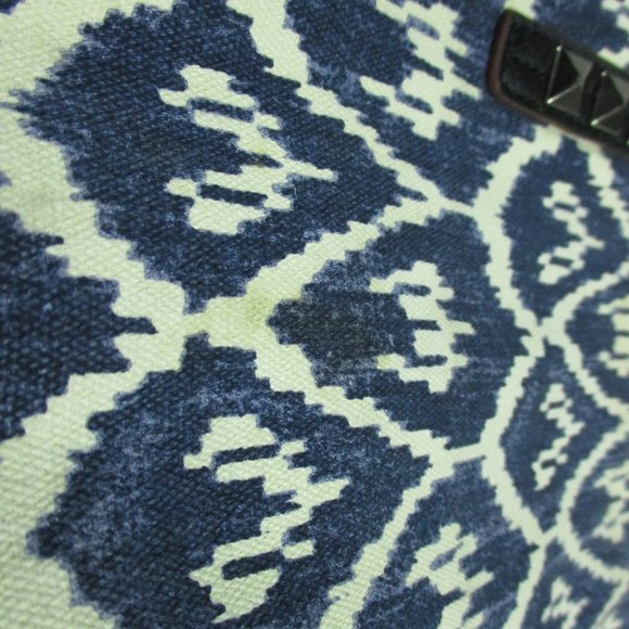 Label Rachel Roy Tote Large Blue and Black faux Leather - Picture 6 of 16